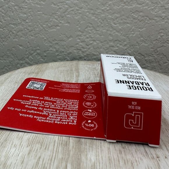 $6 🌙 Paco Rabanne Famous‎ Lip Color In Red Seal 🆕 MATTE - Picture 4 of 11